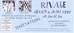 Affiche rivage 98