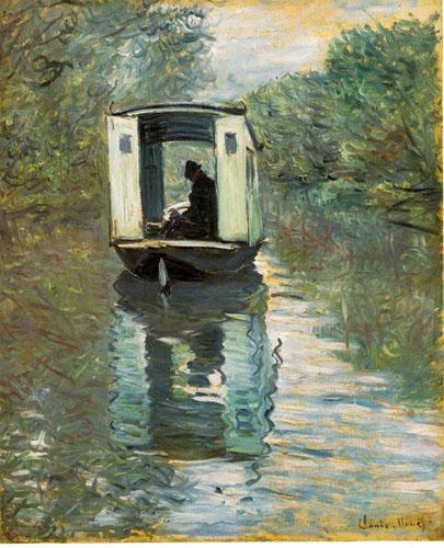 Le bateau atelier monet